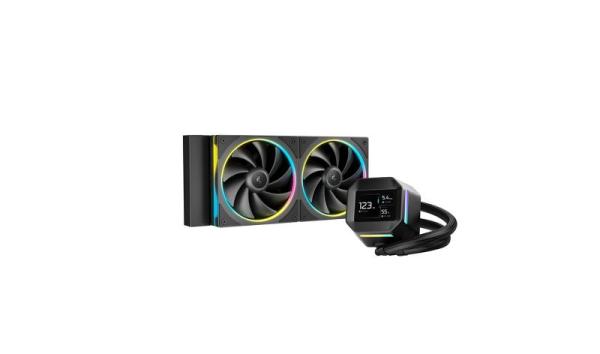 Cpu cooler deepcool lm240 rgb black