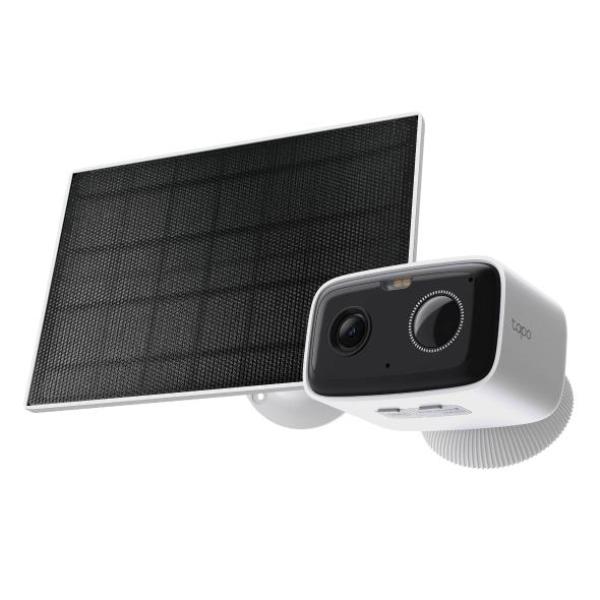 Solar-powered security camera kit 1 × tapo c400, 1 × tapo a201c spec:1080p (1920*1080), 2.4 ghz, solar panel (5.2v, 2.5w) feature: non-stop power, flexible solar installation, smart detection and notifications (motion, people), color night vision, sound a
