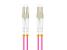 Patch cord fibră mm lc/upc-lc/upc duplex 1 m lszh om4 50/125 3,0 mm violet