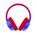 Powerlocus casti pentru copii, wireless, bobo kids blue/red