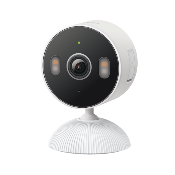 Indoor/outdoor home security wi-fi camera spec: 2k (2304x1296), 2.4 ghz feature: smart detection and notifications (motion, people, baby crying), sound and light alarm, remote control, two-way audio, voice control (works with google assistant, alexa, and 