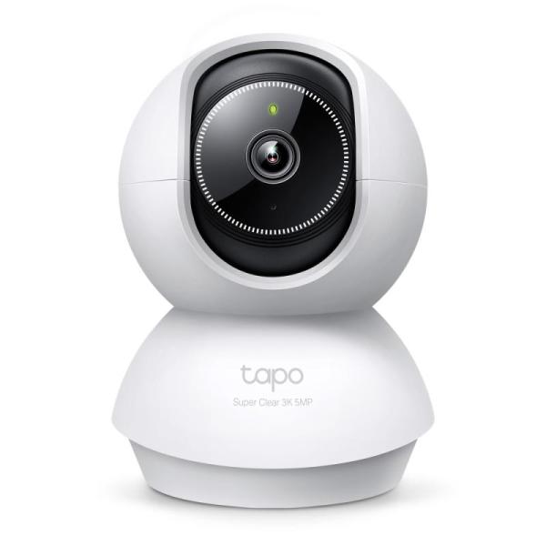 Pan/tilt ai home security wi-fi camera spec: 3k 5mp (2880×1620), 2.4 ghz, horizontal 360º feature: pan/tilt, smart ai detection and notifications (motion, people, pets, cars, baby crying, abnormal sound), ai smart tracking, sound and light alarm, remote c