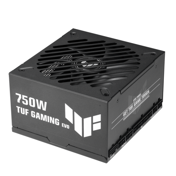 Asus tuf-gaming-750g-evo. total power: 750 w, ac input voltage: 100 - 240 v, power factor correction (pfc) type: active. motherboard  power connector: 20+4 pin atx, motherboard power cable length: 50 cm, sata power cable length: 400,120 mm. purpose: pc, p