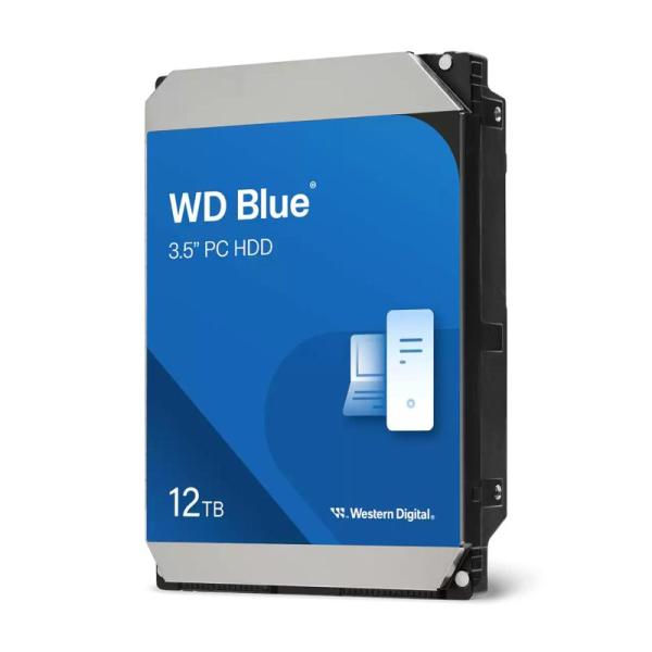 Western digital blue wd120eagz. hdd capacity: 12 tb, hdd speed: 7200 rpm, storage drive buffer size: 512 mb, hdd size: 3.5", interface: serial ata iii