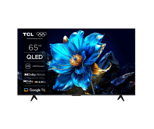 Televizor tcl qled 65p7k, 164 cm, smart google tv, 4k, clasa f