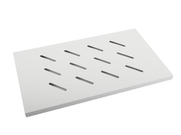 Poliță fixă 19" 1u / 486x270 mm,  max. 120 kg, gri