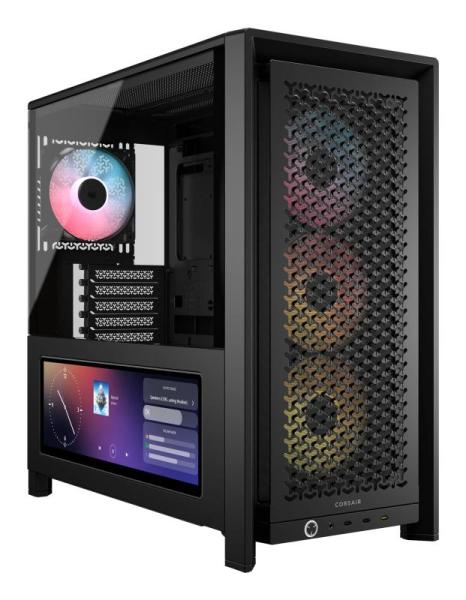 Cr case 4000d lcd rs argb premium mid-tower
