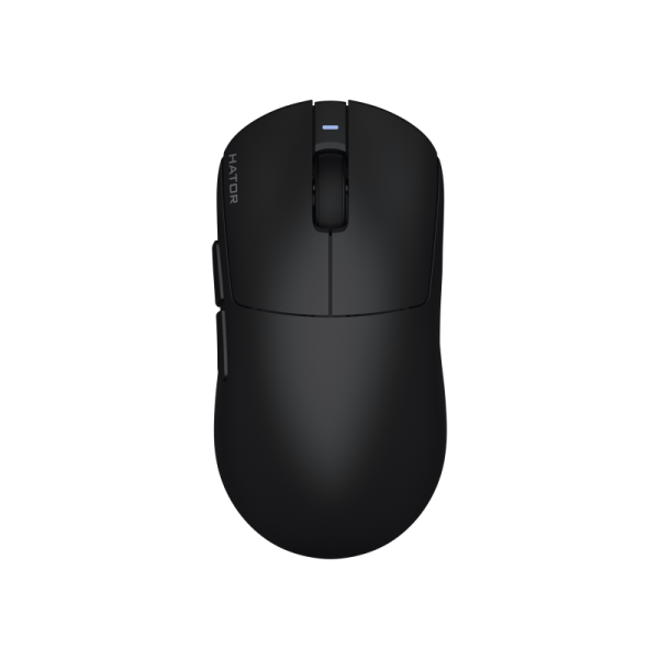 Mouse wireless hator quasar 3s ultima 8k, senzor pixart paw3950, switch hator® optical 100m, conectivitate 2.4ghz, bluetooth si usb, polling rate pana la 8000hz, rezolutie maxima 30000 dpi, capacitate baterie 300 mah, durata de viata baterie in modul wire