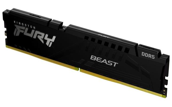 Memorie ram kingston ddr5 32gb 5200mhz cl 40 1.25v fury beast black