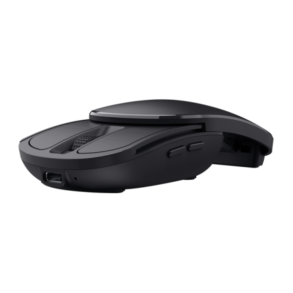 Mouse trust zylo pocket foldable, rezolutie maxima 2400 dpi, negru