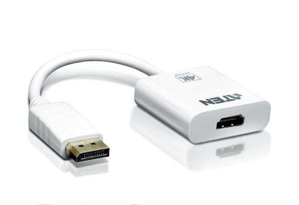 Adaptor aten vc986-at. conector 1: displayport, conector 2: hdmi, conector 1 gen: tată. greutate: 100 g, lățime: 45 mm, adâncime: 180 mm. lăţime de ambalaj: 19 mm, adâncimea de ambalaj: 120 mm, Înălţime de ambalaj: 212 mm. cantitate per ambalaj: 1 buc.. g
