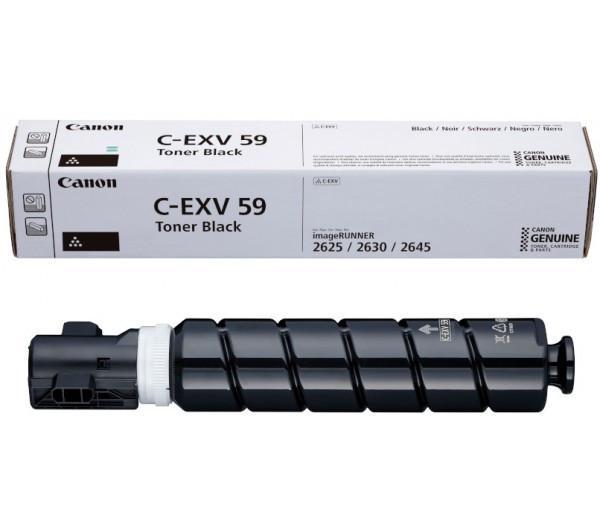Toner canon c-exv59b, black, capacitate 30k pagini, pentru ir 2625i/2630i/2645i.