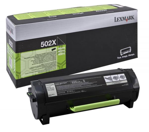 Toner lexmark 50f2x00, black, 10 k, ms410d , ms410dn , ms415dn , ms510dn , ms510dtn with 3 year exchange service , ms610de , ms610dn , ms610dte.