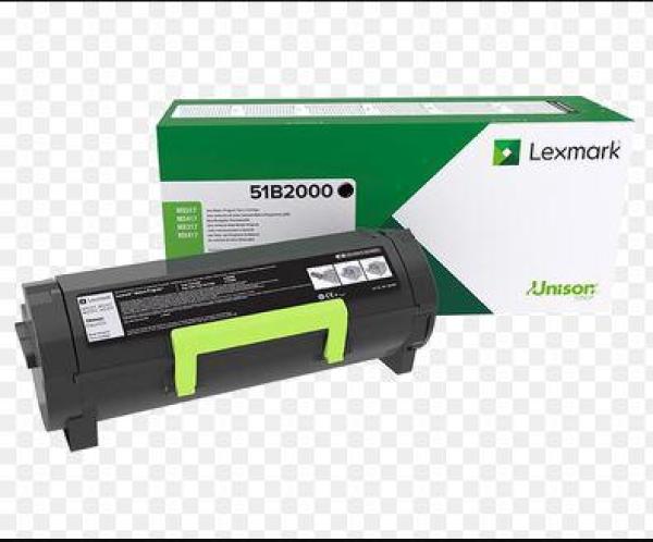 Toner lexmark 51b2000 ,black, 2.5 k, ms317dn, ms417dn, ms517dn,ms617dn, mx317dn, mx417dn, mx517dn, mx617dn.