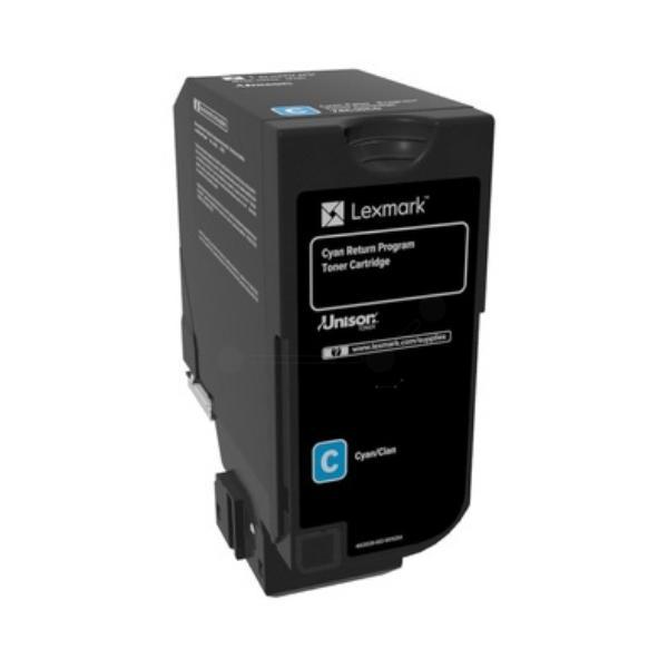 Toner lexmark 74c2sce cyan, 7k ,compatibil cu cx725de, cx725dhe ,cx725dthe, cs725de, cs720de, cs720dte, cs725dte