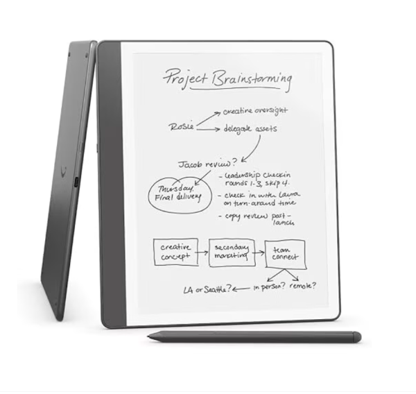 Amazon kindle scribe 10.2" 64gb tablet grey with premium pen