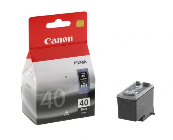 Cartus cerneala canon pg-40, black, capacitate 16ml / 195 pagini, pentru canon jx200, jx210, jx210p, jx500, jx510, pixma ip1200, pixma ip1300, pixma ip1600, pixma ip1700, pixma ip1800, pixma ip1900, pixma ip2200, pixma ip2500, pixma ip2600, pixma mp140, p