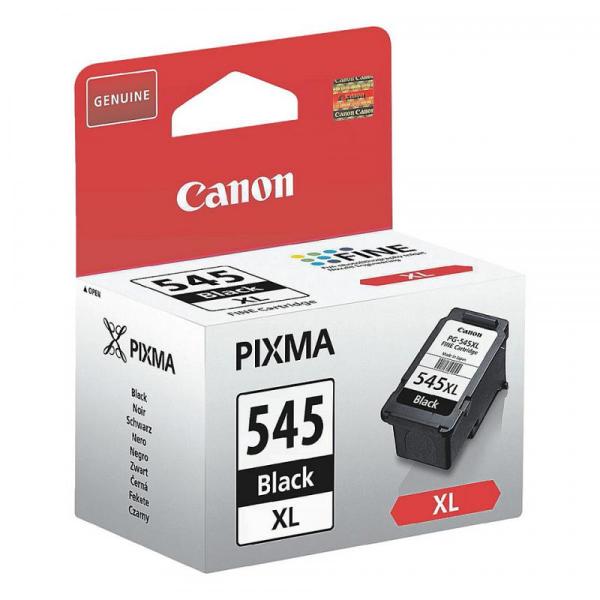 Cartus cerneala canon pg-545xl, black, capacitate 15ml, pentru canon mg2950, mg3052, ip2850, mg2550s, ts205, tr4551, mx495, mg3050, mg3051, ts3150, ts305, mg2450, mg2550, mg3053, ts3151, tr4550.