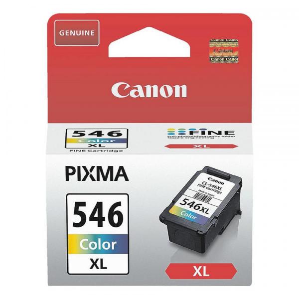 Cartus cerneala canon cl-546xl, color, capacitate 15ml, pentru canon pixma ip2850, pixma mg2450, pixmamg2455, pixma mg2550