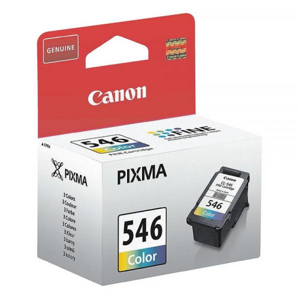 Cartus cerneala canon cl-546, color, capacitate 8ml, pentru canon pixma ip2850, pixma mg2450, pixmamg2455, pixma mg2550