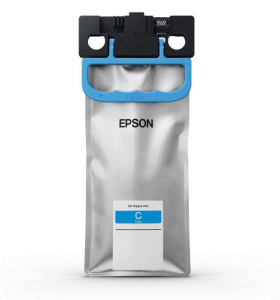 Cartus cerneala epson cyan, xxl, capacitate 20k pagini, pentru epson workforce pro wf-c529r, workforce pro wf-c579r.