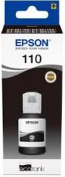 Cartus cerneala epson 110, pigment black, compatibilitate: ecotank m3170, m3140, m2170, m2140, m1180, m1170, m1140, m1120, m1100, et-m3180.