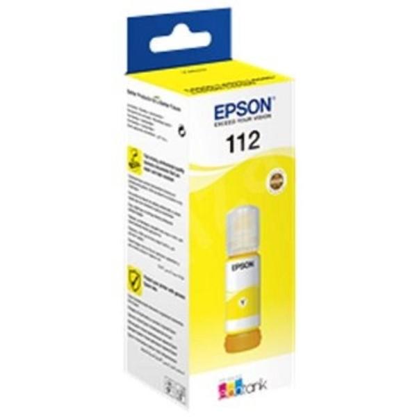Cartus cerneala epson 112 ecotank , pigment yellow, capacitate 70ml, pentru l6570.