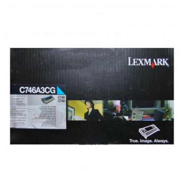 Toner lexmark c746a3cg, cyan, 7 k, c746dn , c746dtn , c746n ,c748de , c748dte , c748e