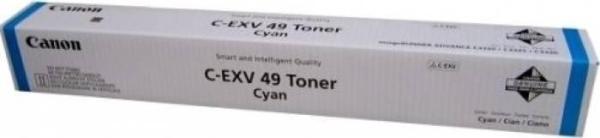 Toner canon exv49c, cyan, capacitate 19000 pagini, pentru ir advance c3300i, 3320i, 3325i