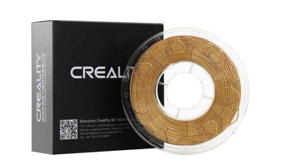 Creality pla 3d printer filament, silk golden, printing temperature: 190-220, filament diameter: 1.75mm, tensile strength: 60mpa, size of filament wheel: diameter 200mm, height 66mm, hole diameter 56mm. utilizare: pana la 6 luni de la deschiderea ambalaju