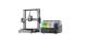 Creality hi combo 3d printer, tehnologie fdm, volum printare: 260 × 260 × 300 mm, dimensiuni imprimanta: 409 × 392 × 477 mm, touchscreen 3.2", camera video pentru monitorizare, senzor filament, viteza printare: 300mm/s standard, 500mm/s max, acuratete: 10