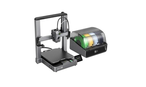 Creality hi combo 3d printer, tehnologie fdm, volum printare: 260 × 260 × 300 mm, dimensiuni imprimanta: 409 × 392 × 477 mm, touchscreen 3.2", camera video pentru monitorizare, senzor filament, viteza printare: 300mm/s standard, 500mm/s max, acuratete: 10