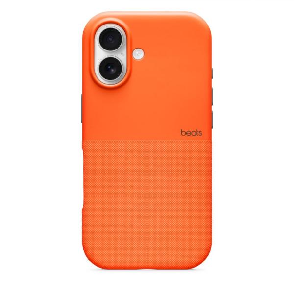 Beats iphone 17 pro rugged case with magsafe and camera control - sierra orange