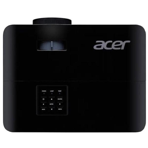 Videoproiector acer x139, wxga 1280*800, up to wuxga 1920*1200, 4.800 lumeni, 16:10/ 16:9/ 4:3, 20.000:1, zoom optic 1.1x, distanta maxima proiectie 10 m, dimensiune maxima imagine 300'', boxa 3w, lampa 5.000/ 20.000 ore, 29 db,2.4 kg, d-sub, composite vi