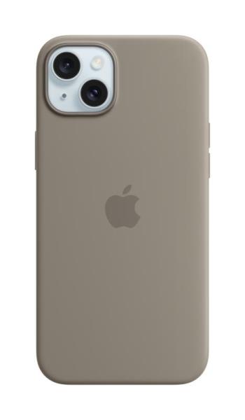 Iphone 15 plus silicone case with magsafe - clay