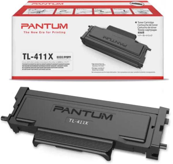 Toner contract pantum tl-411xev / tl-411x black 6k compatibil cu p3010dw/3300dw/m6700dw/m6800fdw/m7100dw/m7200fdw
