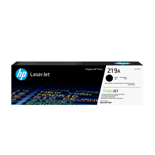 Toner hp w2190a  black,1.3 k, nr 219a,hp laserjet pro 3201,3204, 3288, 3302