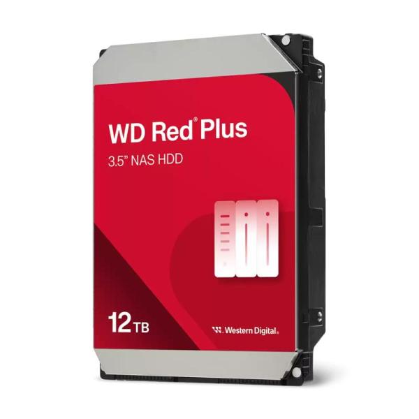 Hdd nas wd red plus wd120efgx, 12tb, 7200 rpm, 512mb, sata iii