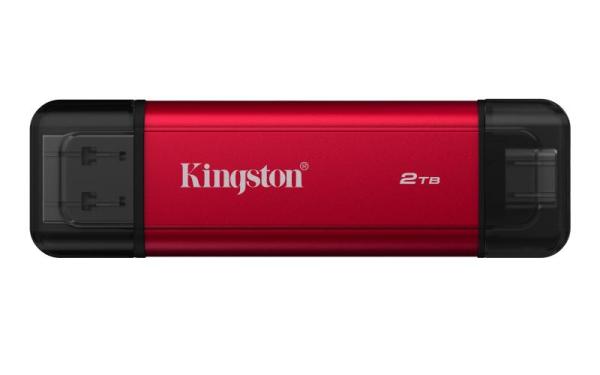 Ssd extern kingston dual usb-a/c portable ssd, 2 tb, usb 3.2 gen 2, negru