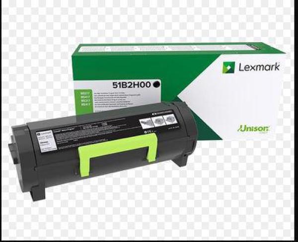 Toner lexmark 51b2h00, black, 8.5 k, ms417dn, ms517dn, ms617dn,mx617de, mx517de, mx417de.