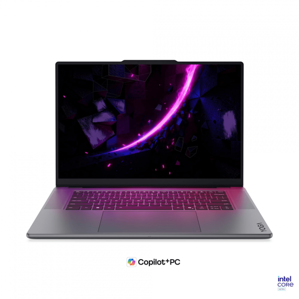 Laptop consumer lenovo yoga pro 9 16iph11, cu procesor intel core ultra 9 386h, 16'' oled, 32 gb lpddr5x, 1 tb, nvidia geforce rtx 5060, 8gb gddr7, windows 11 pro, 3 ani garantie
