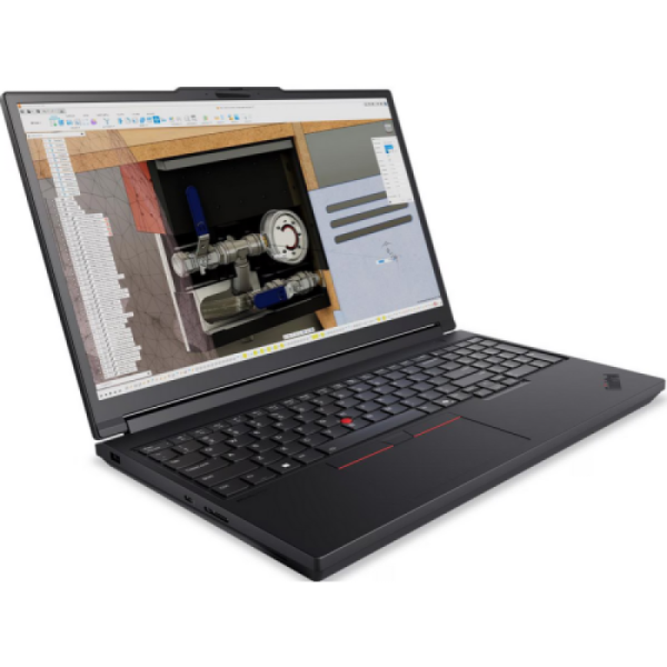 Laptop workstation lenovo thinkpad t16g gen 3, cu procesor intel core ultra 9 285hx, 16'' oled, 64 gb ddr5, 4 tb, nvidia geforce rtx 5080, 16gb gddr7, windows 11 pro, 3 ani garantie