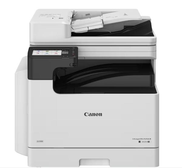 Canon ir2425i ii a3 mono laser mfp, format: a3, functii: print, copy, scan, fax optional, procesor: 1.6ghz, touchscreen 7", memorie: 2gb, stocare: 64gb emmc, duplex automat, viteza printare: 25ppm, rezolutie: 1200 x 1200, limbaje printare: ufr ii, pcl6/pc