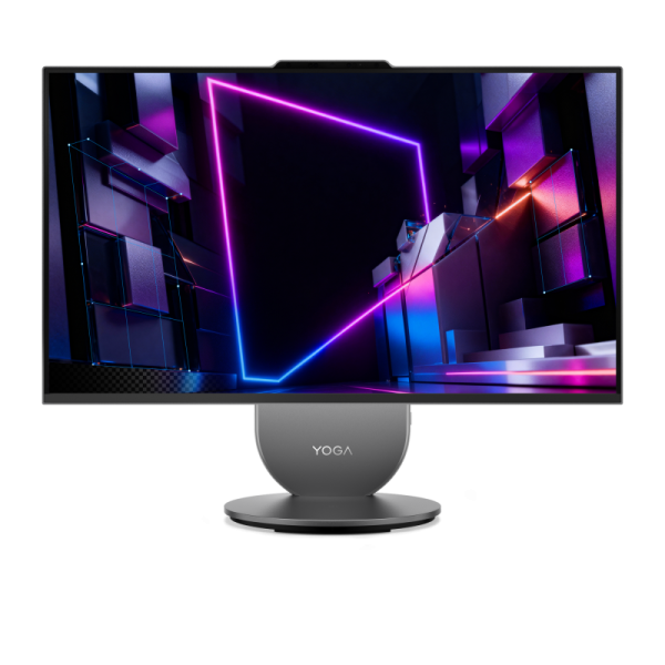 All-in-one consumer lenovo yoga aio 27iph11 cu procesor intel core ultra 5 325 pana la 4.5ghz, 27 inch, qhd, ips, 16gb lpddr5x, intel graphics, freedos, grey, 3 ani garantie