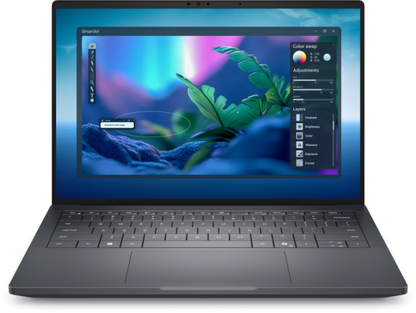 Laptop business dell pro max 14 premium ma14250, cu procesor intel core ultra 7 265h, 14'' wva, 32 gb lpddr5x, 1 tb, nvidia rtx pro 1000 blackwell, 8gb gddr7, linux, 3 ani garantie