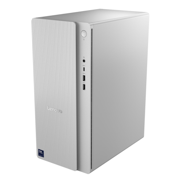 Desktop consumer lenovo ideacentre tower 17ias10 cu procesor intel core ultra 5 225 pana la 4.9 ghz, 16gb ddr5, 512gb ssd, intel integrated graphics, fara os, gray, 2 ani garantie