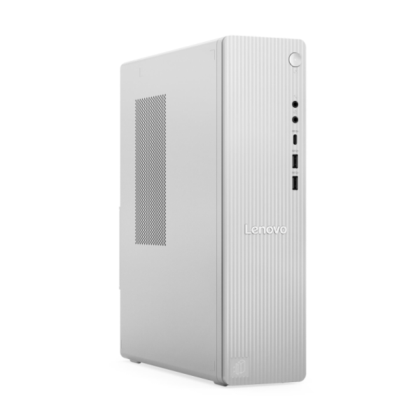 Desktop consumer lenovo ideacentre tower 08akp10 cu procesor amd ryzen ai 5 330 pana la 4.5 ghz, 8gb ddr5, 512gb ssd, amd radeon 820m, fara os, 2 ani garantie