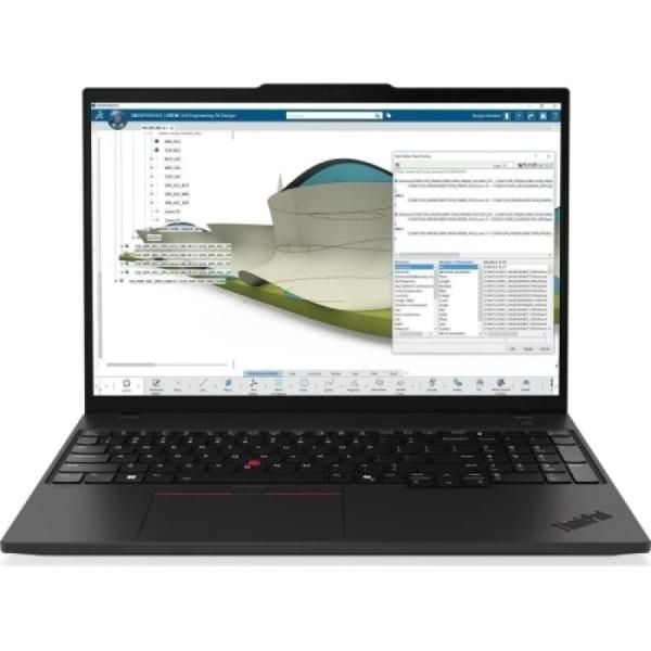Laptop workstation lenovo thinkpad p16s gen 4, cu procesor intel core ultra 7 265h, 16'' ips, 64 gb ddr5, 2 tb ssd, nvidia rtx pro 1000, 8gb gddr7, windows 11 pro, 3 ani garantie