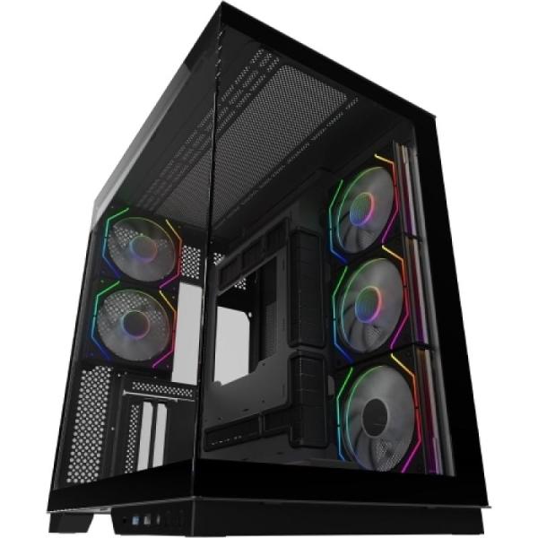 Carcasa aqirys janus, rgb, mid tower, black