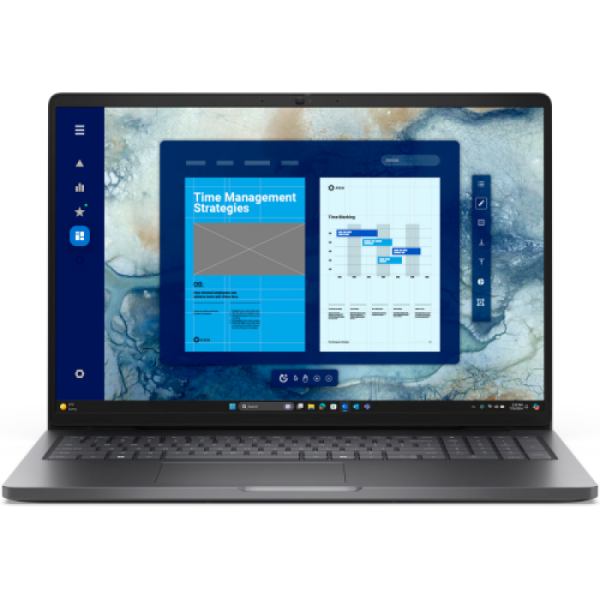 Laptop educatie dell pc16250, cu procesor intel core 5 120u, 16'' ips, 16 gb ddr5, 1 tb, intel graphics, windows 11 pro edu, 5 ani garantie